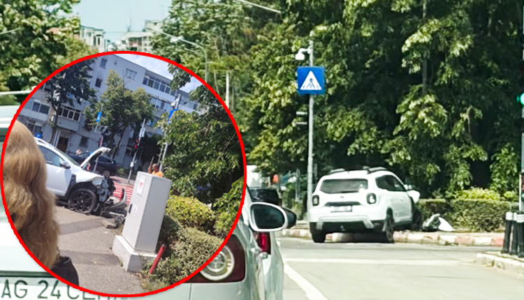 ACUM! ACCIDENT grav cu trei mașini la ieșire din Pitești! Se intervine de urgență!