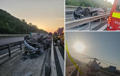 IMPACT MORTAL PE A1! O familie, implicată într-un accident cumplit. O copilă de 5 ani a murit 1 accident mortal pe a1 sibiu F5VWk3