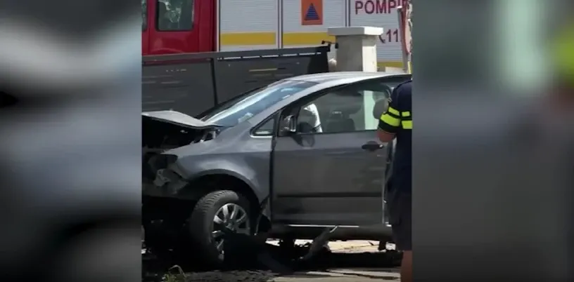 „Coșmar pentru o familie!!! bebeluș de 10 luni și doi copii, implicați într-un accident violent”