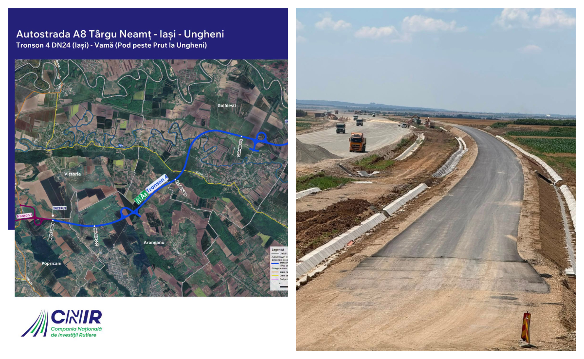 Veste uriașă pentru toți românii! Ce se întâmplă chiar acum pe Autostrada Unirii. Anunțul e oficial pentru A8!