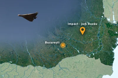 Alertă în România! Dronă rusească Geran-2, doborâtă de un F-16 românesc deasupra județului Buzău. Reacție rapidă a Forțelor Aeriene