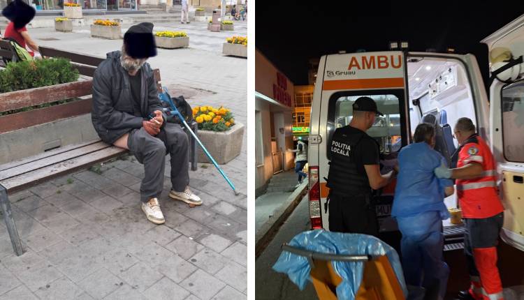 ȘOCANT! Bărbat găsit pe jumătate DEZBRĂCAT în centrul Piteștiului! A fost dus de urgență la SPITAL!