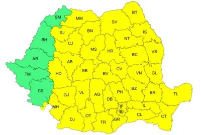 ALERTĂ ANM de ultimă oră! Vine URGIA peste România: Cod Portocaliu de VIJELII și VÂNT de peste 100 km/h! JUDEȚELE vizate! 3 h2
