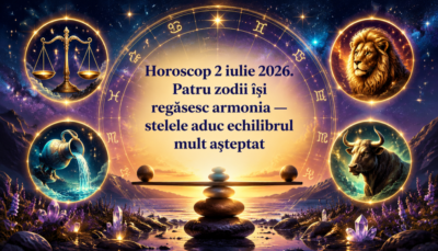 Horoscop 2 iulie 2026. Patru zodii își regăsesc armonia — stelele aduc echilibrul mult așteptat
