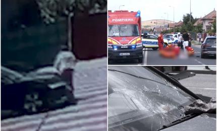 TRAGEDIE! O femeie a fost spulberată pe trecerea de pietoni! A fost proiectată metri întregi pe carosabil!