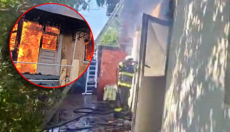 BREAKING! A fost SALVATĂ în ultima clipă! Casă mistuită de flăcări în LEORDENI!