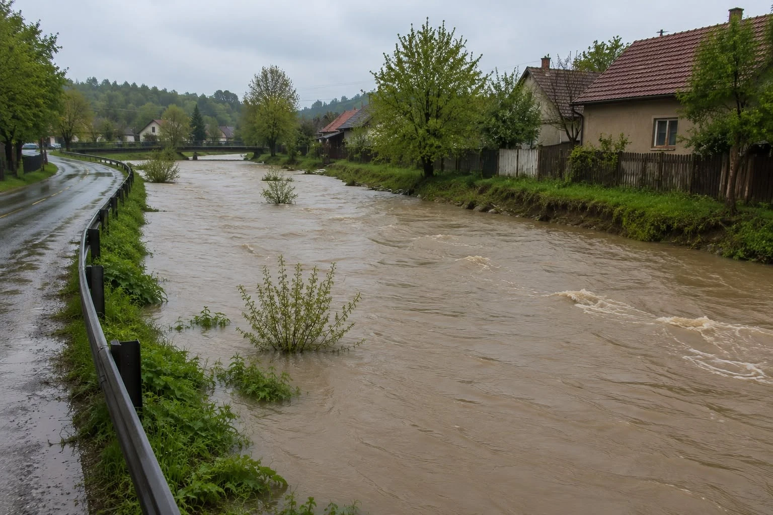 Se rupe cerul peste România! Apele vin peste aceste județe. Ce se întâmplă cu râurile Olt și Argeș chiar de joi?