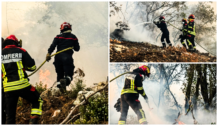 VIDEO. Pompierii români – misiuni INFERNALE în Franța! Luptă continuă cu FLĂCĂRILE!