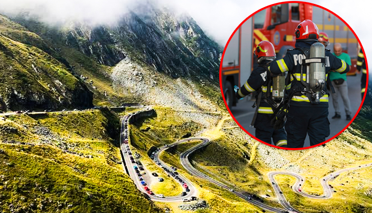 URGENȚĂ pe TRANSFĂGĂRĂȘAN! Au intervenit pompierii!