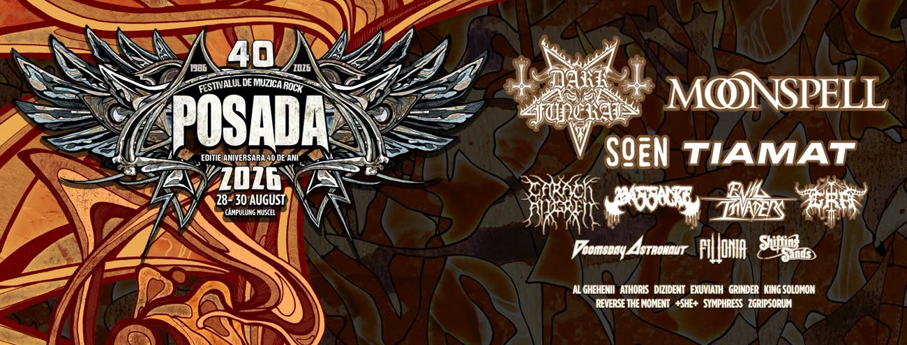 Posada Rock Festival 2026: programul complet pe ore. Trei zile de rock, concerte și nume grele la Câmpulung Muscel!