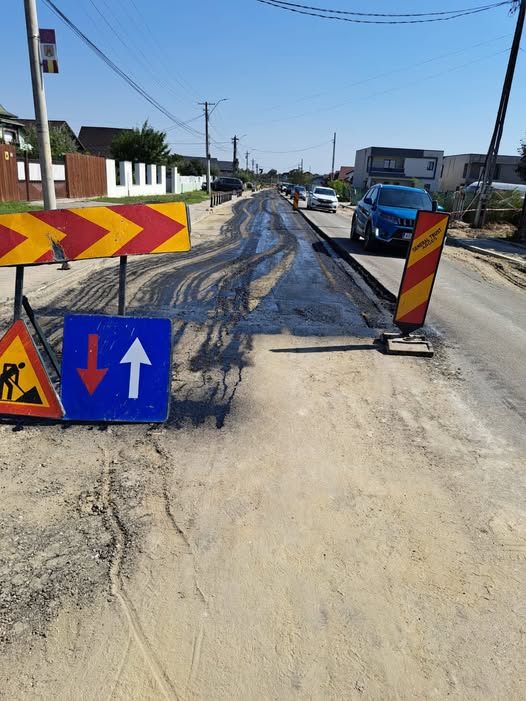 Atenție, șoferi! Lucrările de pe DJ 659 aduc aglomerație. Se recomandă răbdare și folosirea rutelor alternative