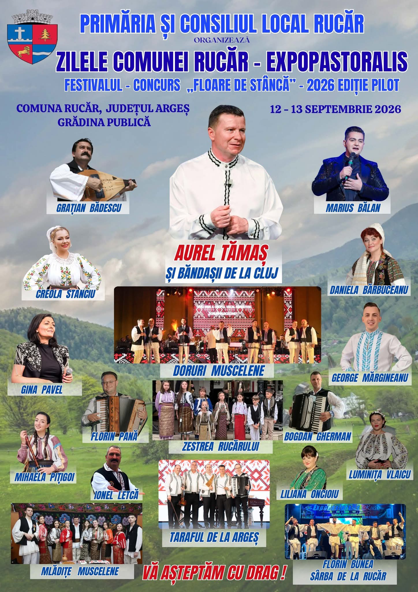 SĂRBĂTOARE mare la Rucăr. Tradiții, CONCURSURI și spectacole. Iată PROGRAMUL complet al ediției