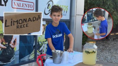 Eric, exemplul care inspiră! La doar 9 ani și-a deschis propria „afacere” cu limonadă!!!