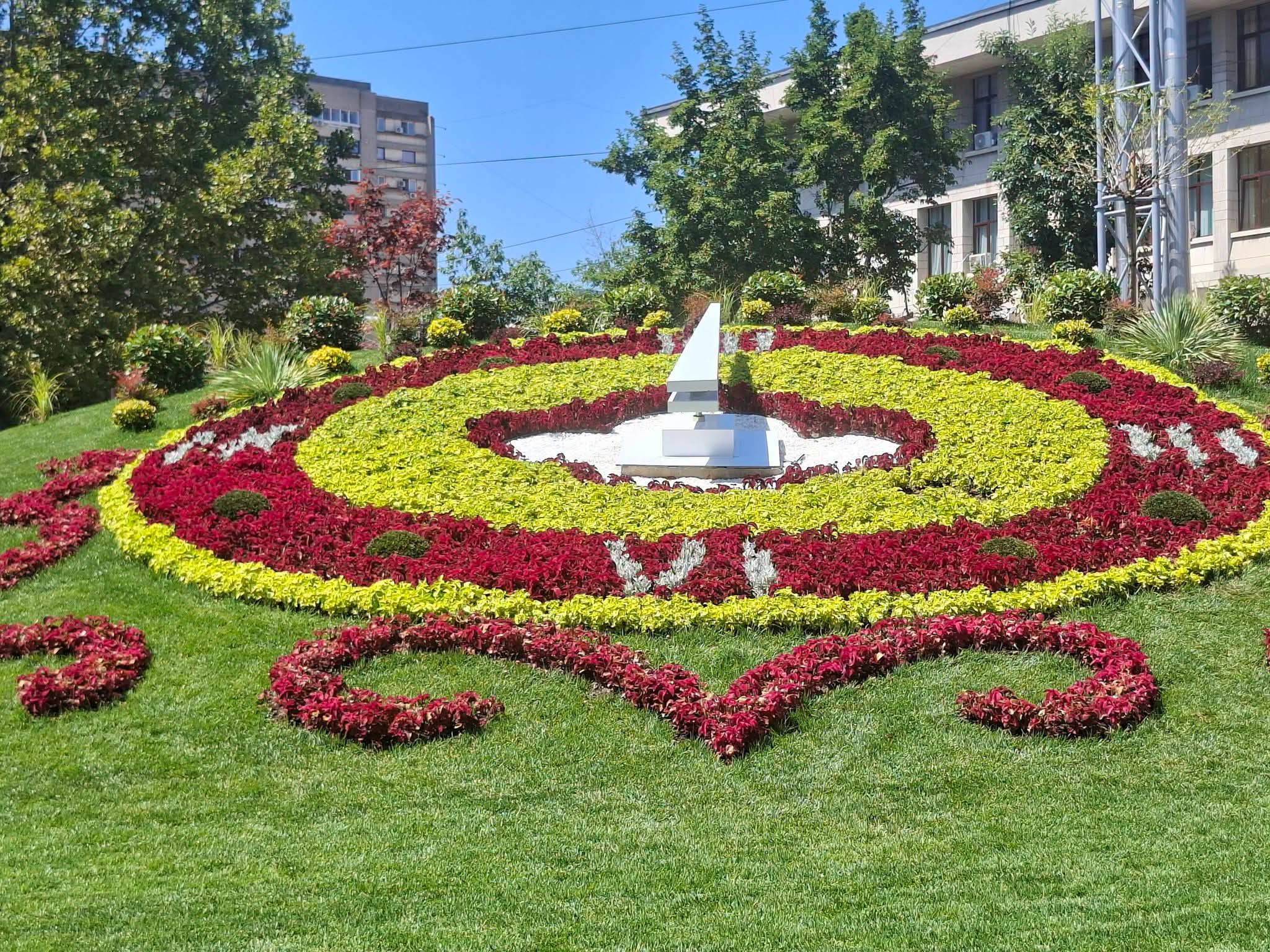 De acum, întâlnirile se dau la noul Ceas Floral! Piteștiul are cea mai spectaculoasă atracție urbană din România