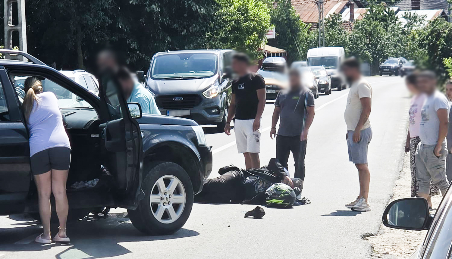 ACUM! ACCIDENT GRAV în ARGEȘ! Motociclist spulberat de mașină!