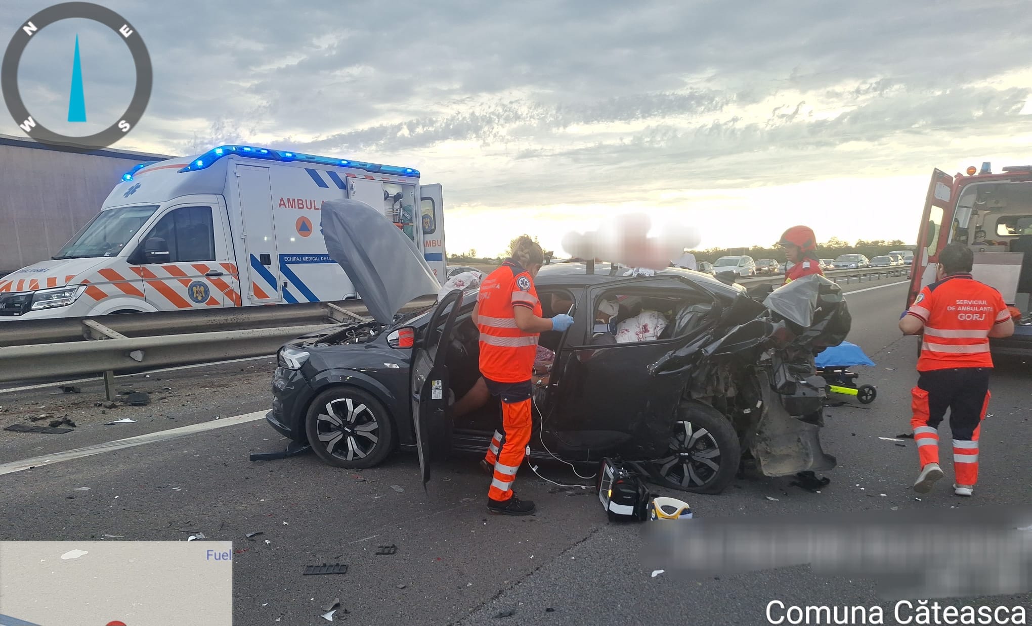 POLIȚIA OFICIAL. Cum s-au petrecut accidentele de pe A1 Pitești – București? Unul dintre șoferi era beat criță!