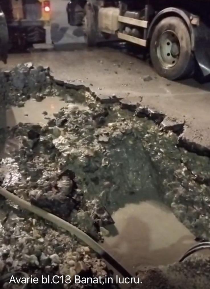 Peste 20 de avarii în rețeaua de apă din Pitești! Ce s-a întâmplat la Stația Războieni