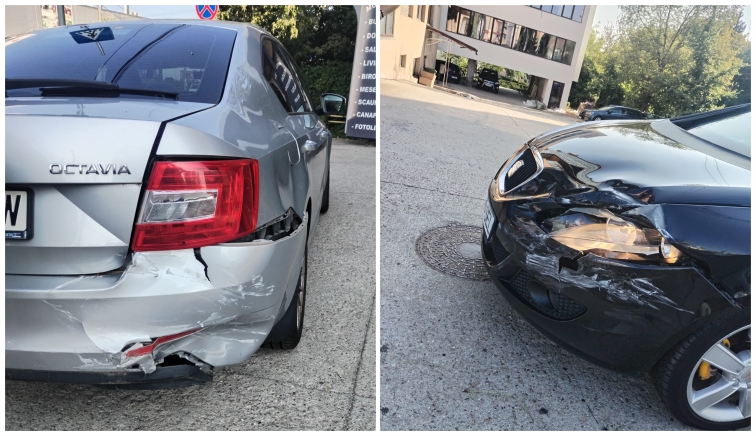 ACUM! ACCIDENT lângă Kaufland Nord! Două mașini implicate!