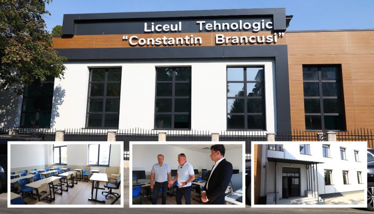 Liceul Tehnologic „Constantin Brâncuși” din Pitești, transformat din temelii. Investiție de aproape 12 milioane de lei pentru o școală modernă!