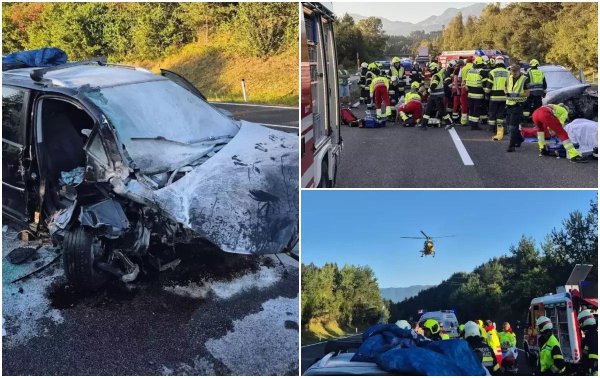 Mașina a luat foc, copiii strigau după ajutor, iar oamenii priveau. Un pompier a făcut diferența!