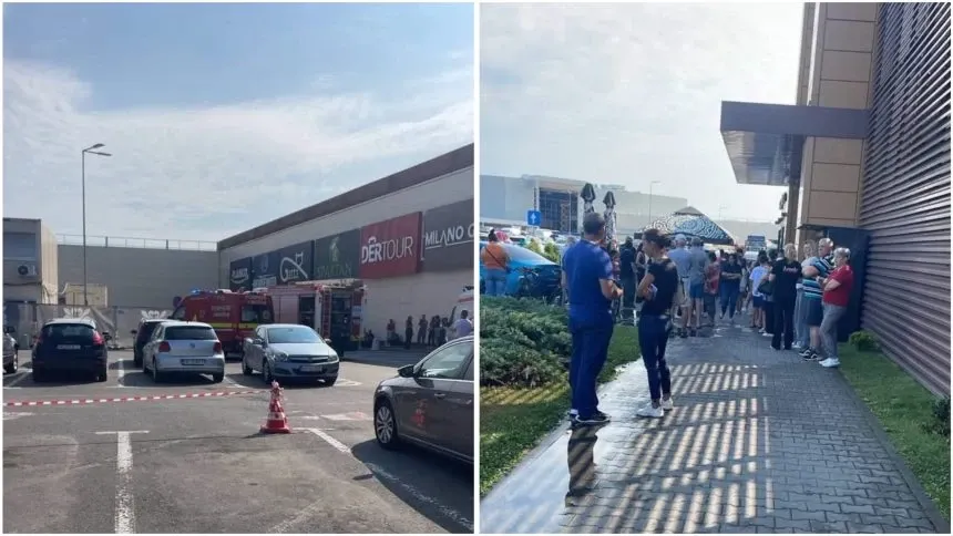 ALERTĂ! INCENDIU în mall! Sute de oameni au fugit din calea flăcărilor!