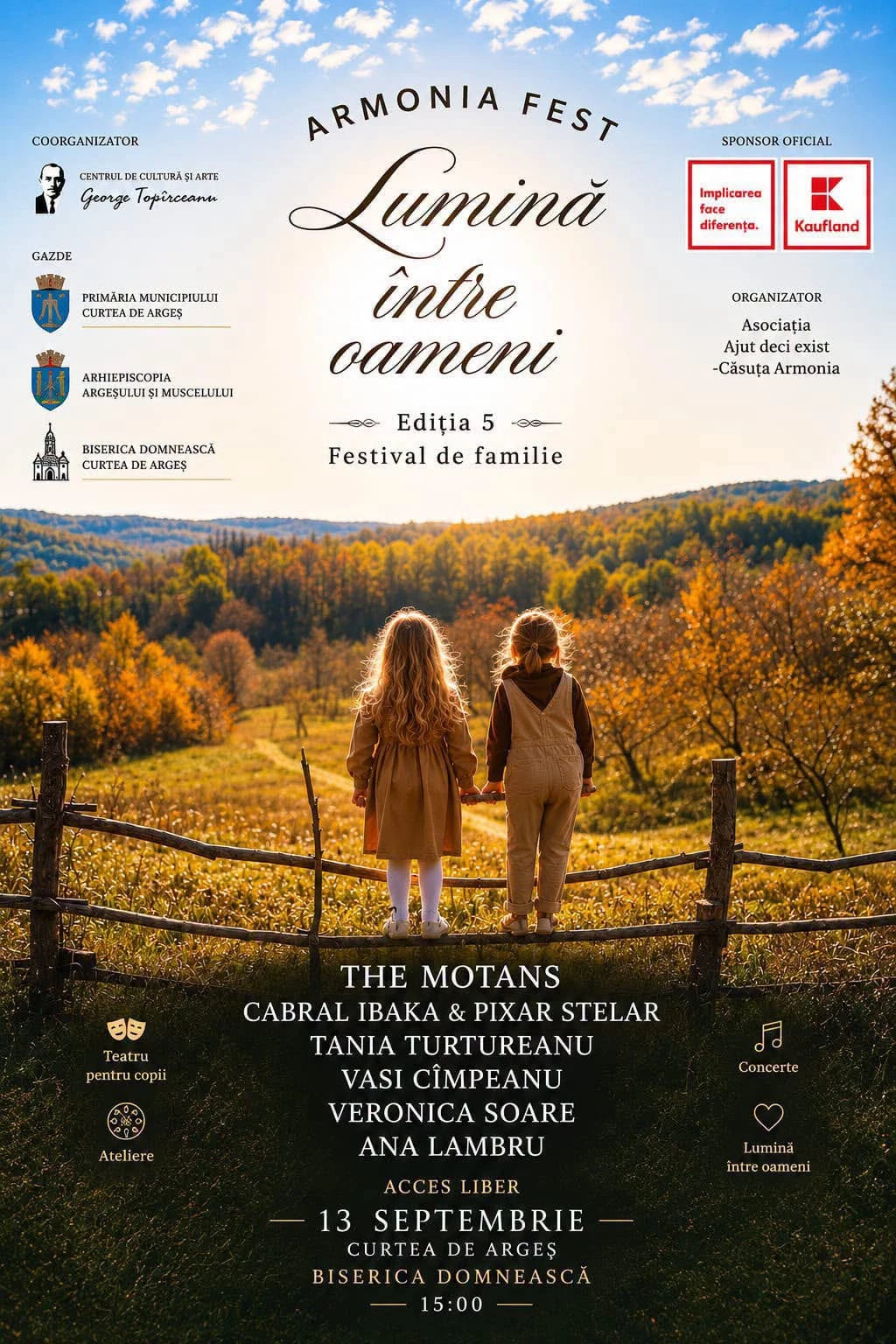 ÎNCEPE ARMONIA FEST – EDIȚIA V la CURTEA DE ARGEȘ! Program complet!