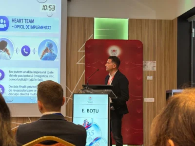 VIDEO! Dr. Elvis Boțu, PERFORMANȚĂ la SJU Pitești! Două cazuri cardiace complexe, prezentate la Congresul Național! 1 BOTU2