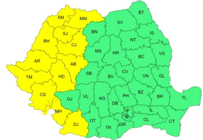 VA FI JALE! Canicula LOVEȘTE din nou România! HARTA zonelor afectate! 1 H1