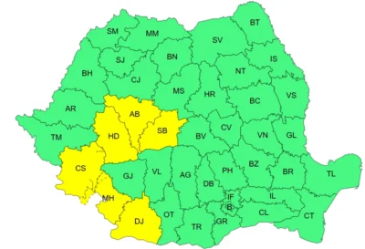 VA FI JALE! Canicula LOVEȘTE din nou România! HARTA zonelor afectate! 2 H2