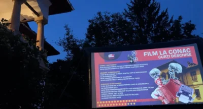 CINEMA în aer liber, muzică și PATRIMONIU aduc comunitatea ÎMPREUNĂ la Vila Golescu din Câmpulung