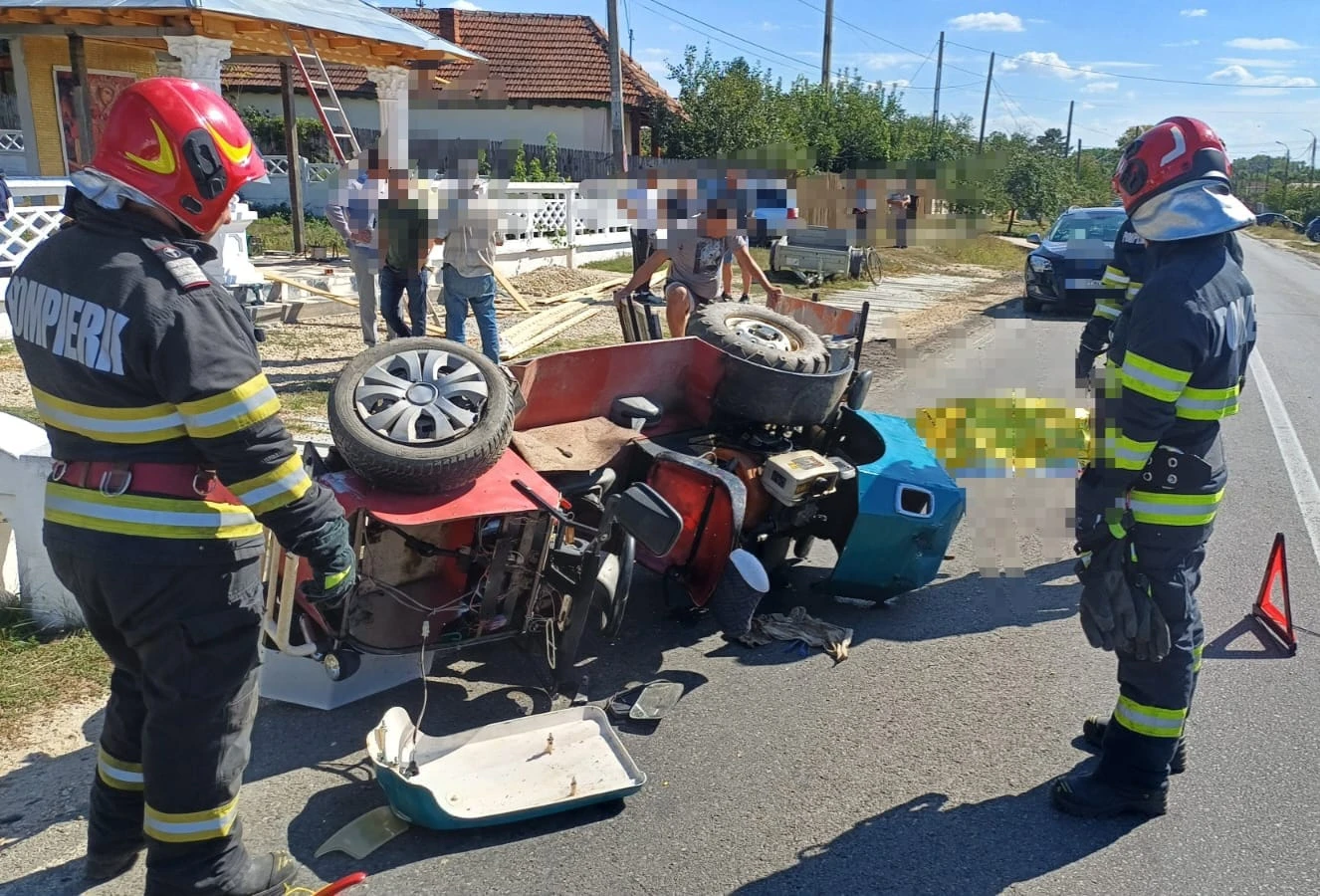 ARGEȘ. Accident CUMPLIT la Buzoești: un MORT și trei GRAV răniți! ALERTĂ! 