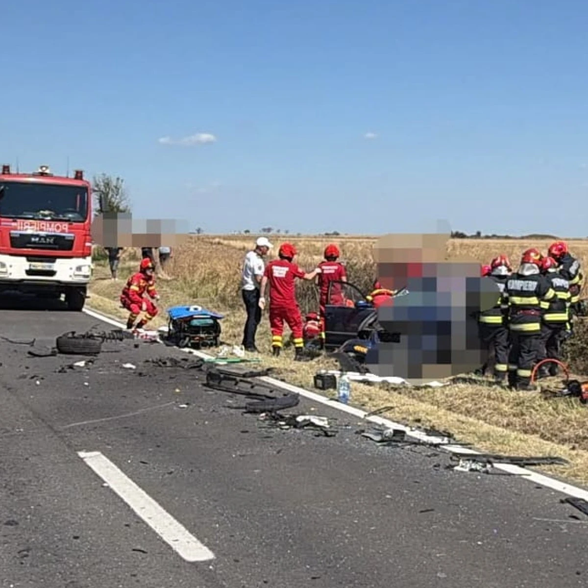 ACCIDENT GRAV! Un MORT și 3 răniți după ce un șofer de 71 de ani a intrat pe contrasens!