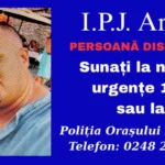 Tragedie în Argeș: Bărbatul de 45 de ani dispărut voluntar din Mioveni a fost găsit decedat