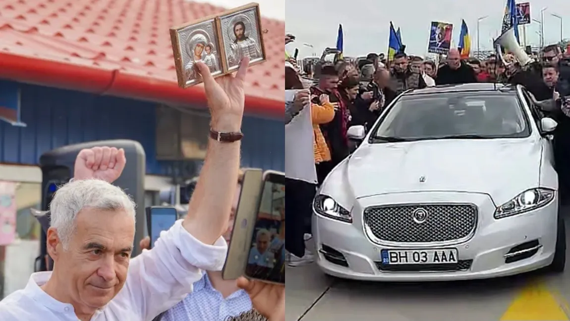 INCREDIBIL!! Cui aparține JAGUARUL cu care și-a făcut apariția CĂLIN GEORGESCU la Oradea! Legăturile neștiute ale proprietarei cu Trian Băsescu!