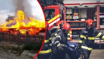 VIDEO. ALERTĂ! CASĂ în FLĂCĂRI! ARDE VIOLENT!