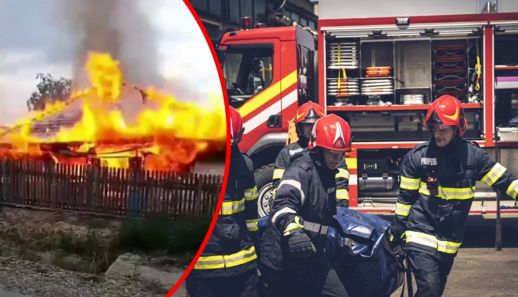 VIDEO. ALERTĂ! CASĂ în FLĂCĂRI! ARDE VIOLENT!