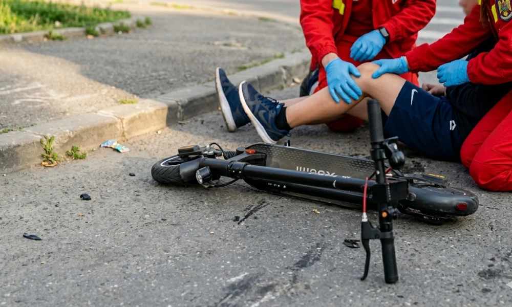 ALERTĂ pentru părinți: 242 de copii au ajuns la Urgențe după accidente cu trotinete electrice. Medicii trag un semnal de alarmă