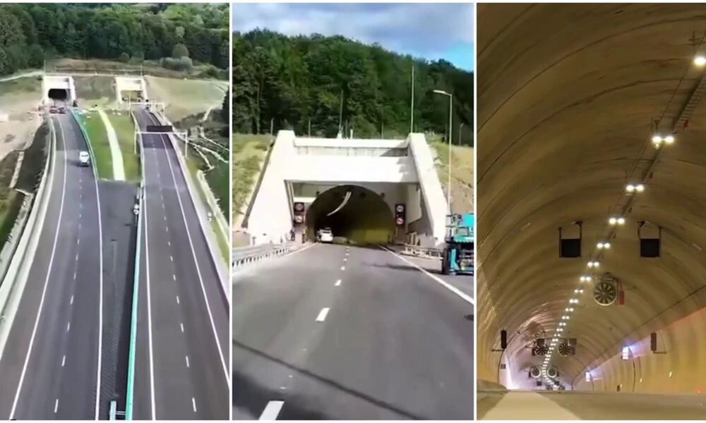 Primul tunel forat de autostradă din România este GATA! Secțiunea Curtea de Argeș–Tigveni intră în linie dreaptă! Când va fi DESCHIS circulației?
