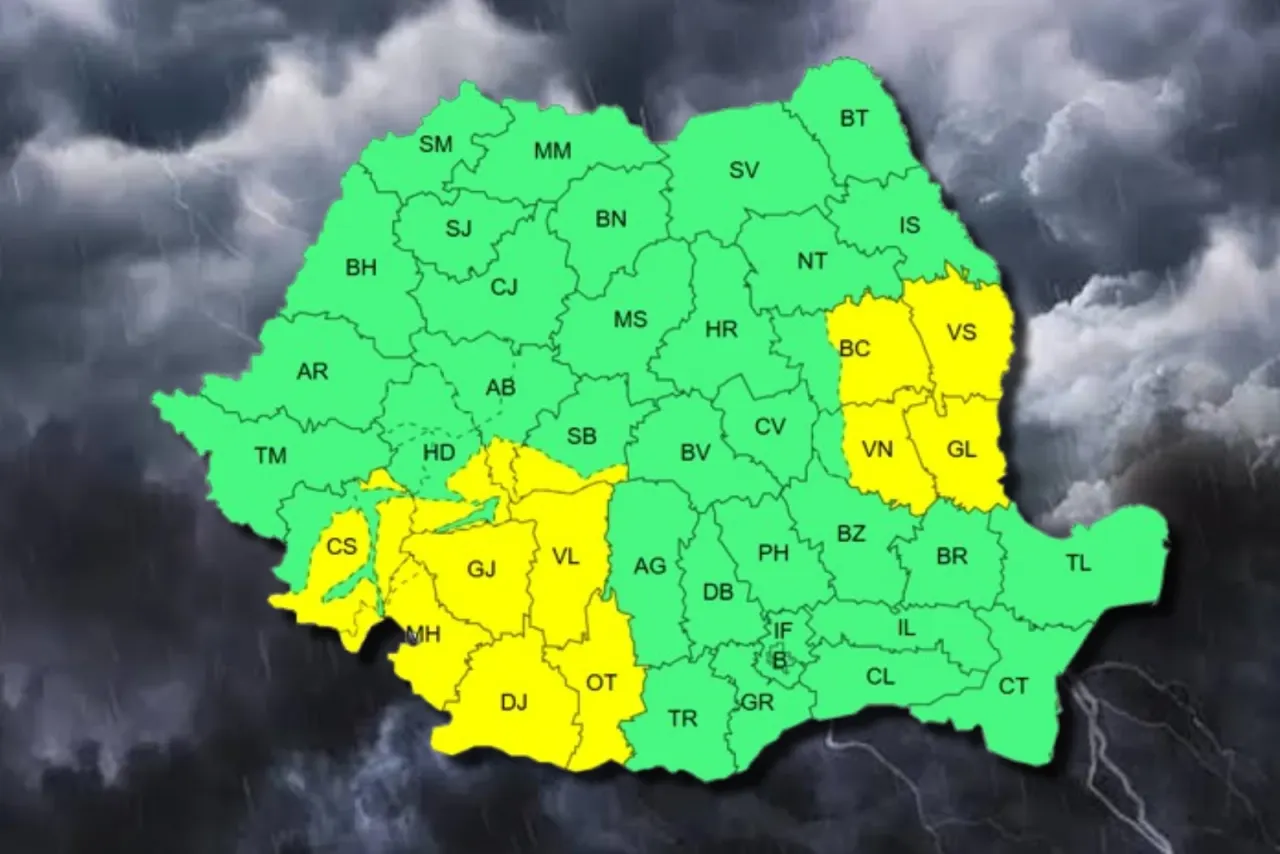 ALERTĂ METEO în România! Vânt puternic și răcire bruscă: temperaturile scad cu până la 12 grade