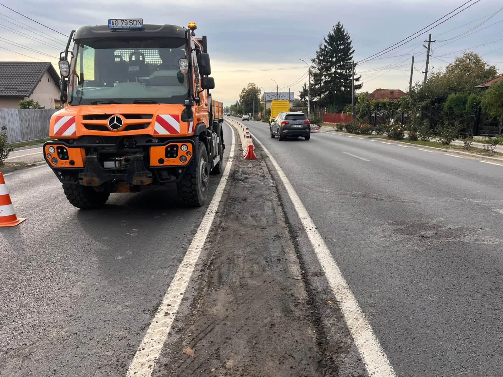 ATENȚIE ȘOFERI! Se LUCREAZĂ pe DN73 Pitești – Mărăcineni! TRAFIC RESTRICȚIONAT!