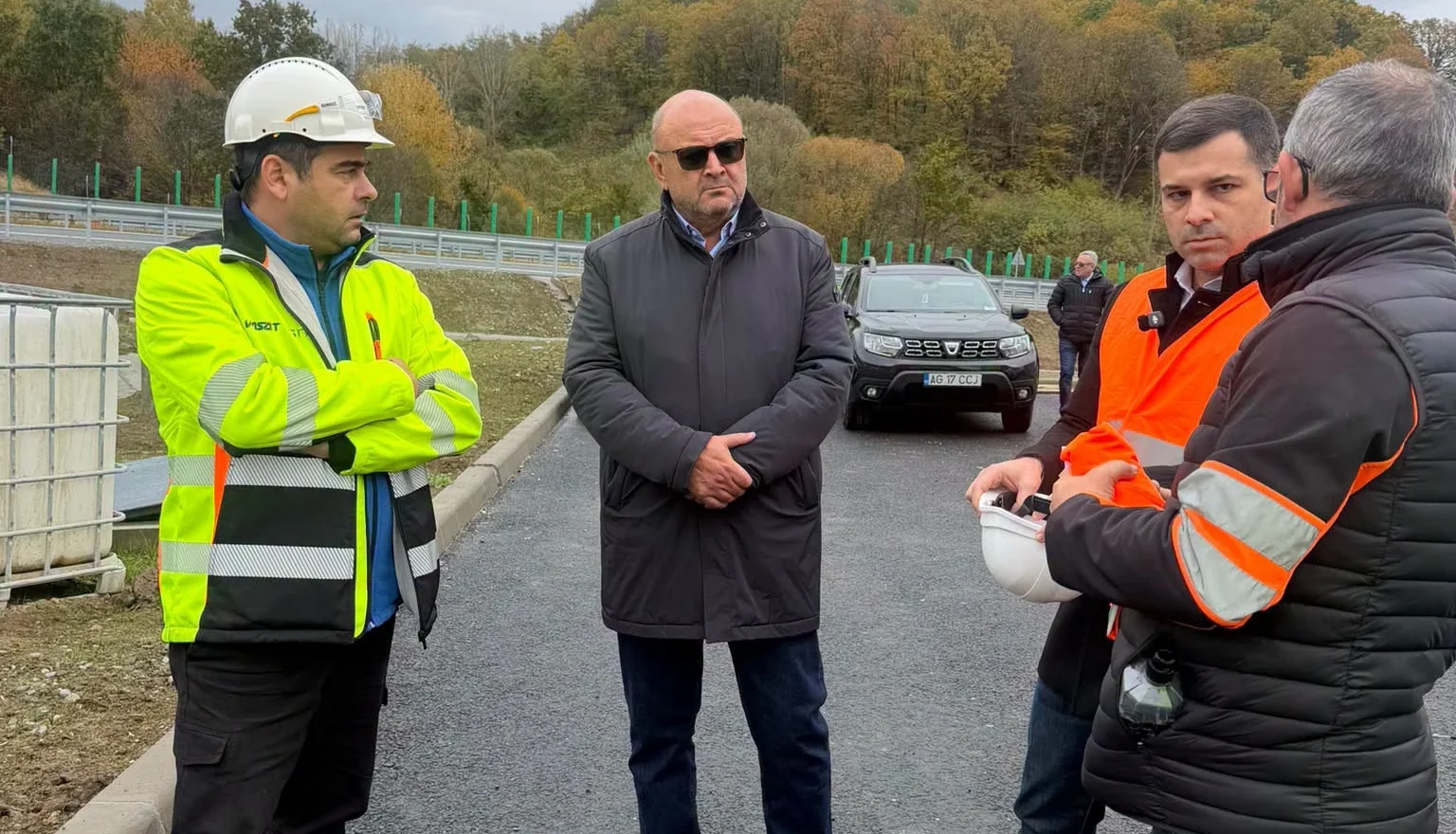 Președintele Ion Mînzînă – întâlnire cu ministrul Transporturilor pe șantierul lotului Tigveni – Curtea de Argeș al A1! Ce decizii au fost luate?
