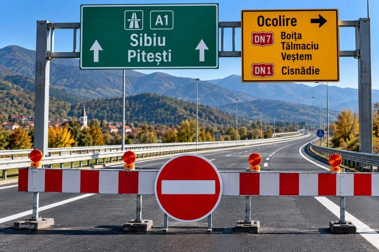 Se ÎNCHIDE Autostrada A1! Anunțul CNAIR care dă peste cap PLANURILE a mii de șoferi