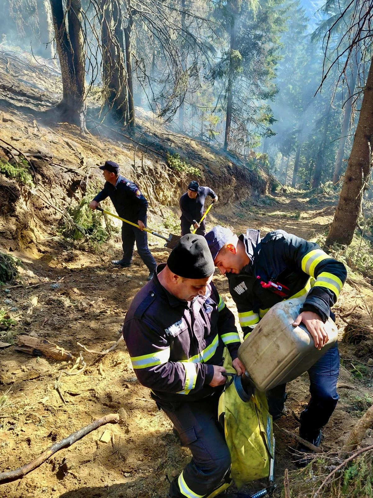 ACUM. ARDE un munte în Argeș! INCENDIU DEVASTATOR! Zeci de pompieri se luptă cu FOCUL! 