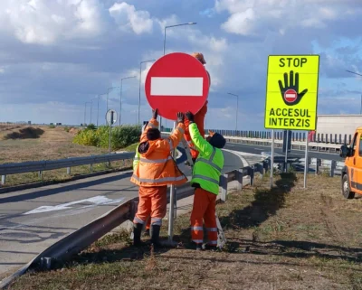 ALERTĂ pentru șoferi pe Autostrada A1! Au apărut indicatoare noi: „STOP – ACCESUL INTERZIS!”