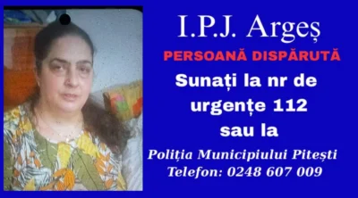 ALERTĂ în Pitești! O femeie de 43 de ani a dispărut fără urmă! Poliția cere ajutorul populației pentru găsirea ei!