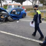 Prăpăd pe DN 22 în această dimineață! Două mașini s-au făcut praf: 6 oameni au ajuns de urgență la spital