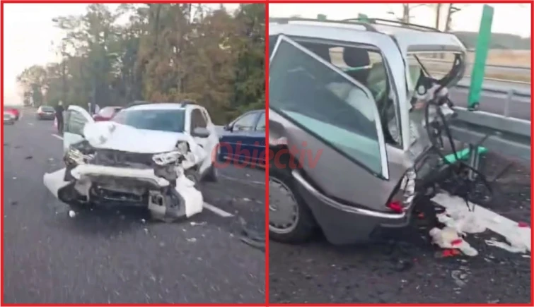 ACUM! ACCIDENT grav pe DEX Pitești – Craiova, în Argeș! Trafic PARALIZAT!
