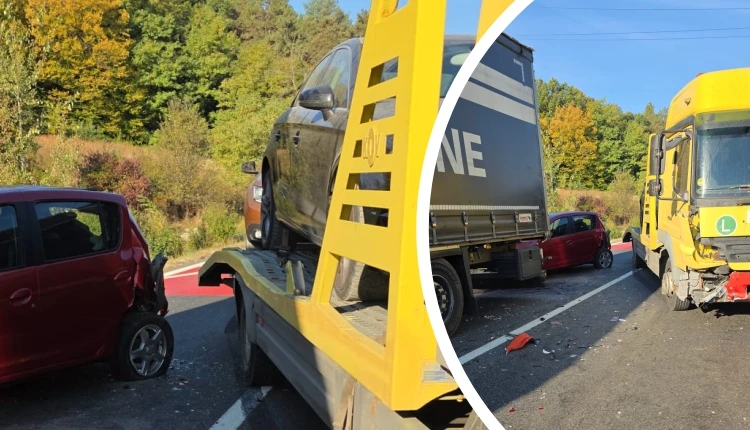 POLIȚIA ARGEȘ OFICIAL! ACCIDENT GRAV pe DN 7, la Drăganu! O mașină a fost proiectată într-un camion! Cine era la volan?