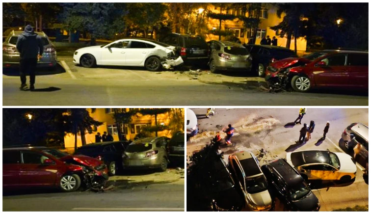 ACCIDENT grav în PITEȘTI! A făcut PRAF mai multe mașini și a FUGIT! POLIȚIA – în alertă!