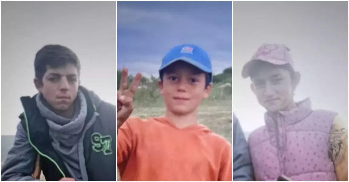 ALERTĂ DE AMPLOARE! TREI FRAȚI, DE 11, 12 ȘI 13 ANI, AU DISPĂRUT FĂRĂ URMĂ! Poliția și zeci de localnici îi caută de două zile! RO-ALERT, transmis în două județe!